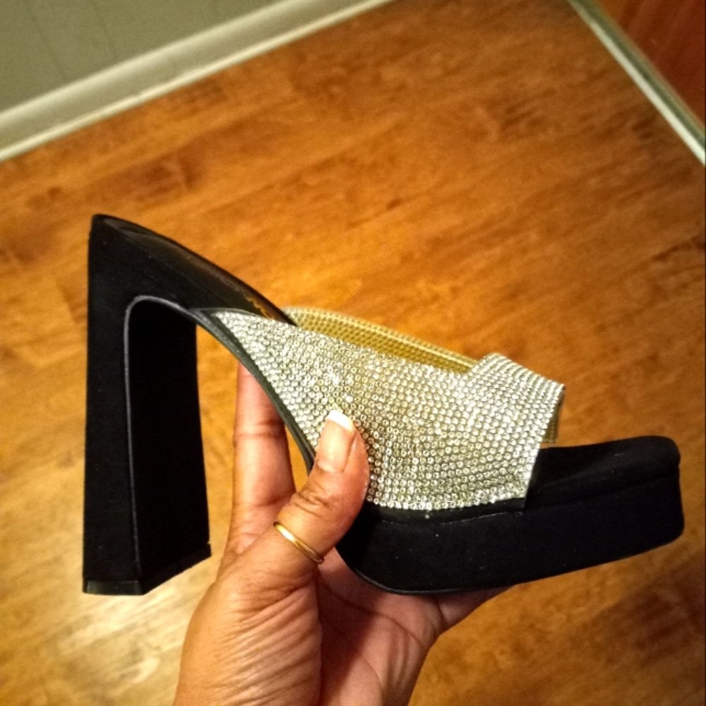 Rhinestone Heel